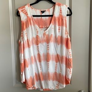 Orange Tie Dye Tank